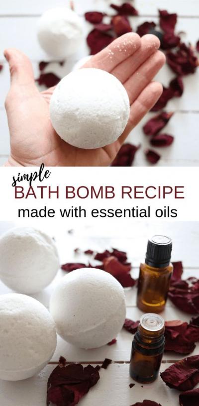 DIY bath bombs