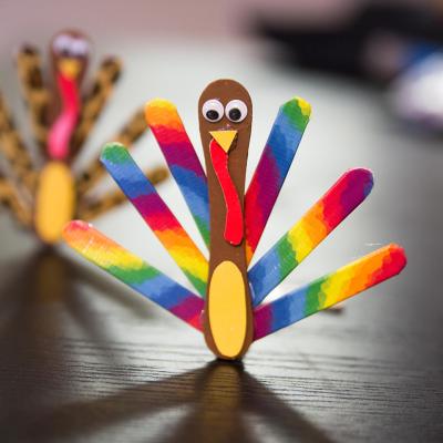 Popsicle Stick Turkey