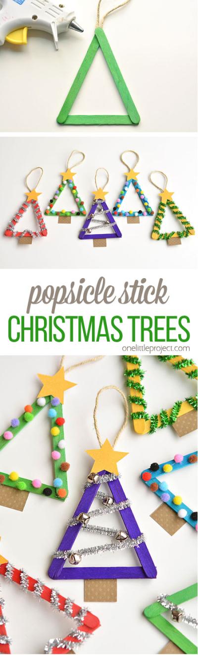 Popsicle Stick Trees