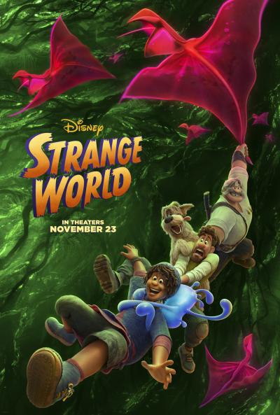 Movie poster of Strange world 