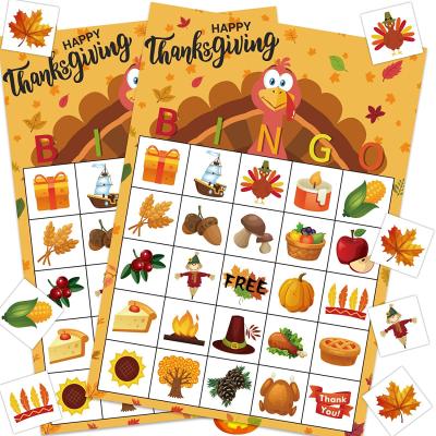 Thanksgiving Bingo cards