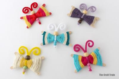 Butterfly yarn craft