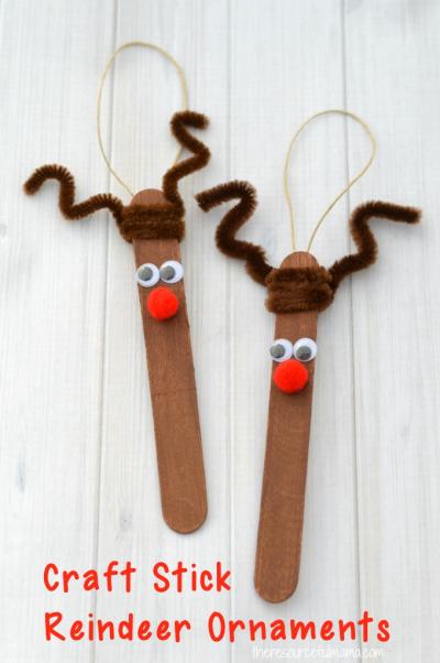 Popsicle Stick Reindeer 