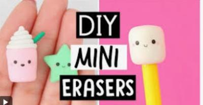 DIY Erasers 