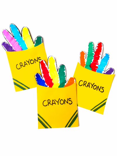 Handprint Crayon Boxes