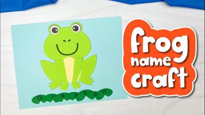 frog name craft