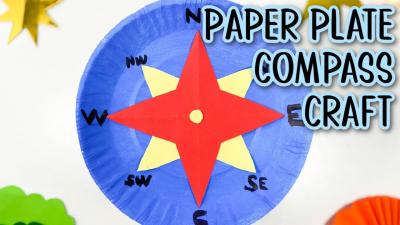 paper plate compass