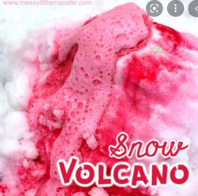 snow volcano