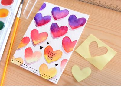 Water Color Valentines 